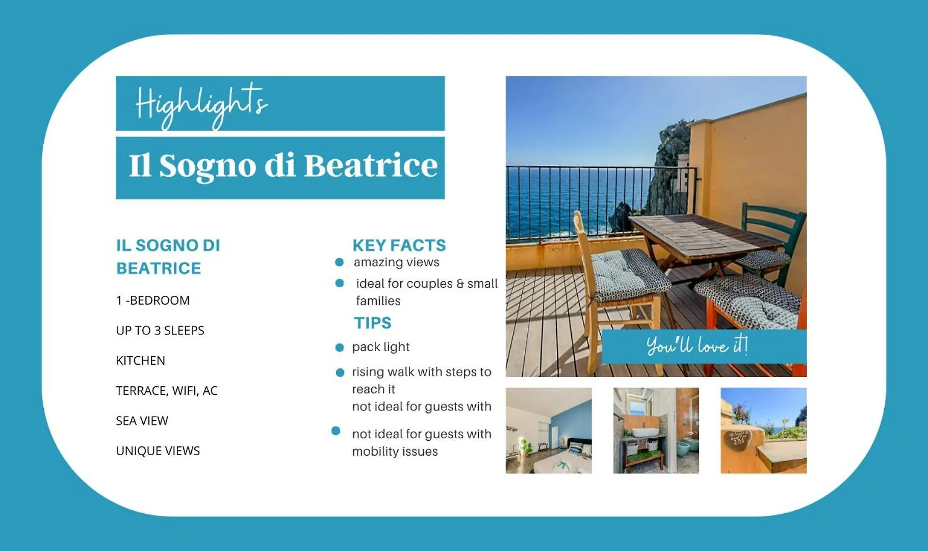 דירות מנרולה Il Sogno Di Beatrice